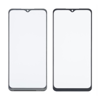 Стекло тачскрина с OCA плёнкой для Samsung A326 Galaxy A32 (5g) чёрное с олеофобным покрытием, закалённое