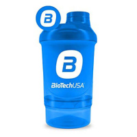 Biotech Wave + Nano shaker 300 мл + 150 мл, Синий, Блакитний