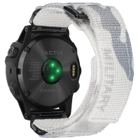 Ремінець Hemsut HGA131 Military Nylon Velcro 20 mm Garmin White Camo (1051-1290)