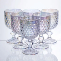 Набір келихів для вина 6 штук по 220 мл rainbow HP-19-254