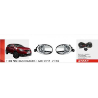 Фары доп.модель Nissan Qashqai 2010-13/NS-560/H11-12V55W/эл.проводка (NS-560)