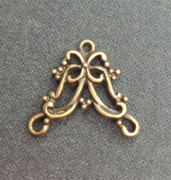 Коннектор. Размер - 2×2 см. Цвет - бронза. Цена указана за 1 шт