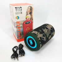 Bluetooth колонка портативна TG656 FM-радіо, Гучна колонка для вечірки. Колір: камуфляж