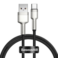 Кабель Baseus Cafule USB 2.0 to Type-C 66W 1M Черный (CAKF000101)