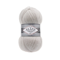 Пряжа Alize Superlana Tig цвет зимне-белый № 168 / 100 г / 570 м