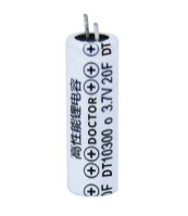 Аккумулятор 10300 Li-Ion Doctor DT10300 , 100mAh, 3.7V, клемы под пайку, Φ10*L30mm, Grey