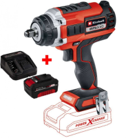 Ударний акумуляторний безщітковий гайковерт Einhell IMPAXXO 18/450 - Solo (з АКБ 18V 4,0 Ah+ЗП)