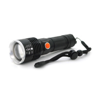 Ліхтар ручний Bailong P07-P50, 1LED Cree XHP50.2, 19W, 5 режими, ZOOM, 18650/8800mah, Black, IP40, кабель USB-micro, 160х45х32мм, BOX