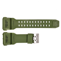Ремінець для годинника Skmei 1520AG Army Green, каучуковий браслет 26.5 см для Skmei 1520