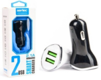 АЗУ 2USB SERTEC ST-219 BLACK/WHITE