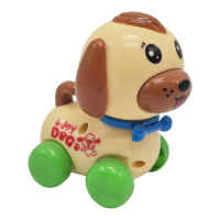 Игрушка заводная Собака  665 Коричневый