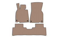 Резиновые Коврики Carsuit (Бежевые) для Mercedes EQE