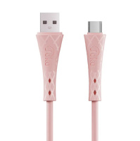 Кабель Joko DL28, Type-C, 1m, 2.4A, Pink