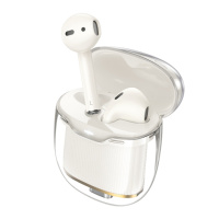 Беспроводные TWS наушники Hoco EW52 вкладыши milky white