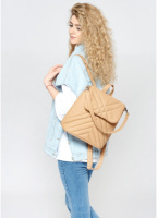 Жіночий рюкзак Sambag Loft QSH бежевий