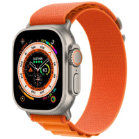 Ремінець Alpine Loop для Apple watch 42mm/44mm/45mm/49mm (m/l), Помаранчевий / Orange - купити в SmartEra.ua