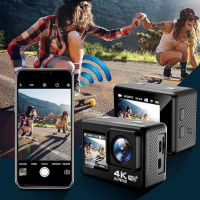 Экшн камера Q80 Action Camera 4K Черная, камера для активного отдыха на шлем | екшн камера на шолом (ST)