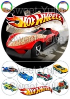 Вафельные картинки на тему: Hot wheels