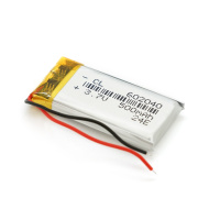 Литий-полимерный аккумулятор 6*20*40mm (Li-ion 3.7В 500мА·ч)