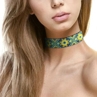 Чокер для вишивки бісером