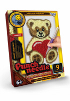 Ковровая вышивка Punch needle. Мишка 6+ (Danko Toys)