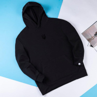 Худі Pobedov 001 - Герб 4 см наклейка чорна Чорний