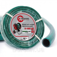 Шланг для полива 3-х слойный 1/2«, 50м, армированный PVC Intertool GE-4026