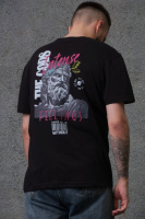 Оверсайз футболка з принтом Without feelings black