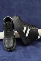 Кросівки жіночі демісезонні, колір чорно-білий, 248RWA160-5