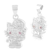 Серебряная подвеска CatalogSilver с фианитами (1886304)