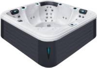 СПА-басейн Passion Spas Relax (204х204х85 см), Сріблясто-білий