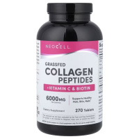 Супер Колаген з Вітаміном C та Біотином, Super Collagen + Vitamin C & Biotin, NeoCell, 270 таблеток