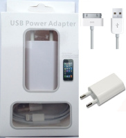 СЗУ USB для IPHONE 4 1A (73546)