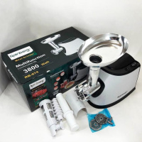 Потужна м'ясорубка багатофункціональна 2 швидкості Rainberg RB-674 3000W