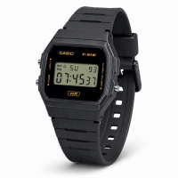 Чоловічий годинник Casio F-91WB-8A — Електронний спортивний годинник з підсвічуванням та календарем