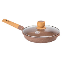 Сковорода універсальна MGC алюмінієва 24 см з антипригарним покриттям, кавовий