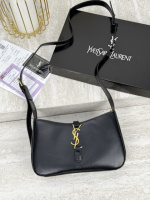 Сумка Saint Laurent Le 5 à 7  з довгим ременем чорний
