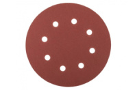 Круг шлифовальный на липучке Mastertool 180 мм x Р120 с отверстиями (5 шт.) (08-1812-H)