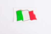 Наклейка шильдик ITALY (9x4.5см) (#0745D)