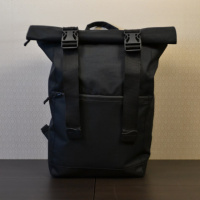 Рюкзак тактический ролл-топ из ткани с двумя защелками. WM-151 Цвет: черный