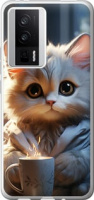 Чехол на Xiaomi Redmi K60 White cat 5646u-2973