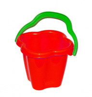 Детское игрушечное ведерко «Колокольчик» 1029 Красный