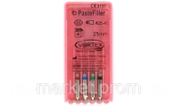 Каналонаполнители для углового наконечника, Paste Fillers (Паст Файлы) 25мм, 4шт Vortex