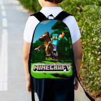 Рюкзак дитячий майнкрафт «Minecraft» 34х27см, міський ранець для хлопчика з принтом (00185)