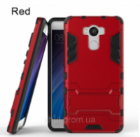 Бронированный чехол IRON MAN для Xiaomi Redmi 4 / Redmi 4 PRO / Redmi 4 prime Красный