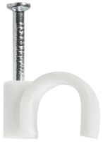 Скоба для круглого кабелю з цвяхом D18 мм