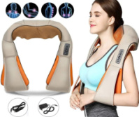 Масажер роликовий для всього тіла з підігрівом Shiatsu Massager of Neck Kneading (TM-007) 4545