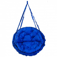 Кресло-гамак  с круглым матрасом 120 кг 96 см Синее