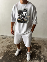 Комплект футболка та шорти ДТФ Топ якість 3ніть петля