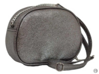 Lucherino 527 - СРІБЛО ТЕМНЕ — стильна сумочка з високоякісного шкірозамінника